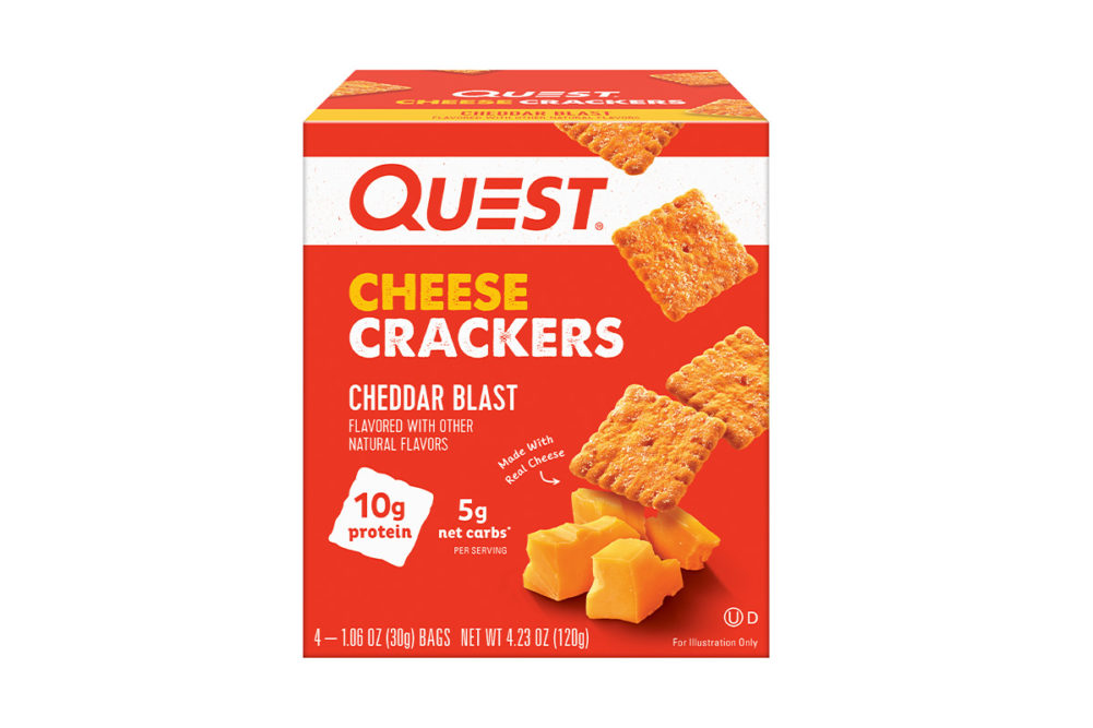 Quest cheese crackers