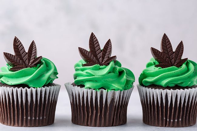 CBD cupcakes