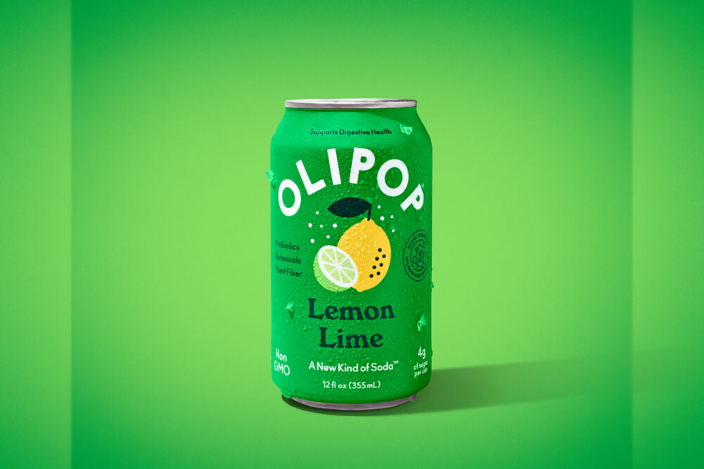 Olipop lemon lime soda