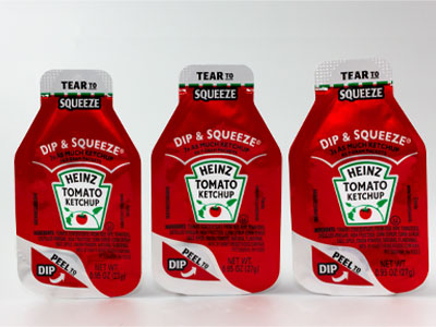 Kraft Heinz dip and squeeze ketchup