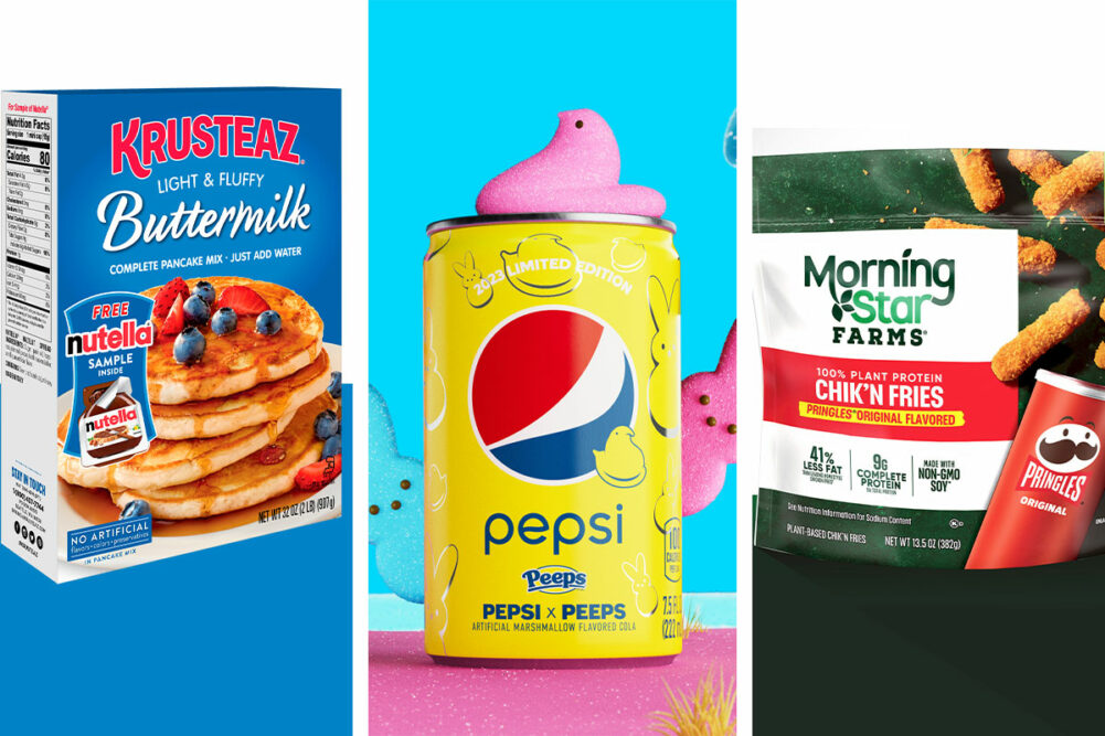 New products from PepsiCo, Krusteaz and the Kellogg Co.