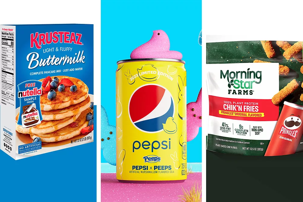 New products from PepsiCo, Krusteaz and the Kellogg Co.