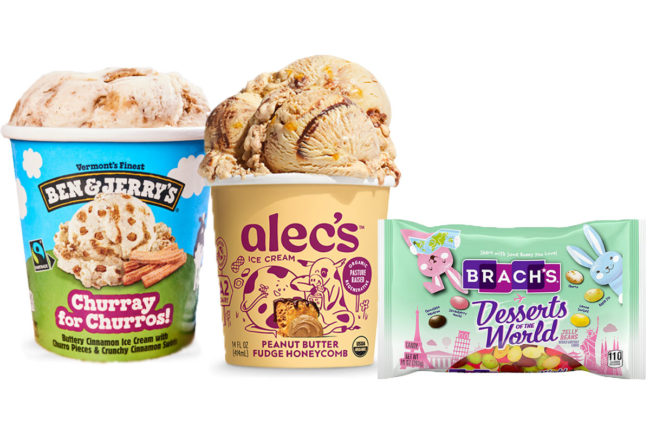 New products from Ben & Jerry's, Alec's Ice Cream and Ferrara