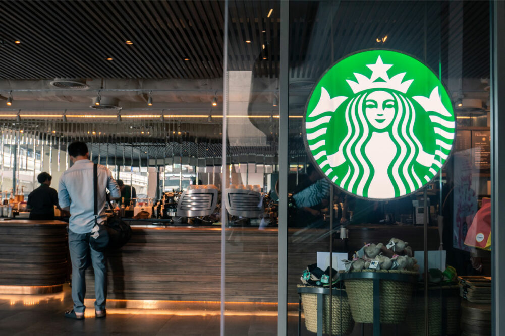 Starbucks storefront 