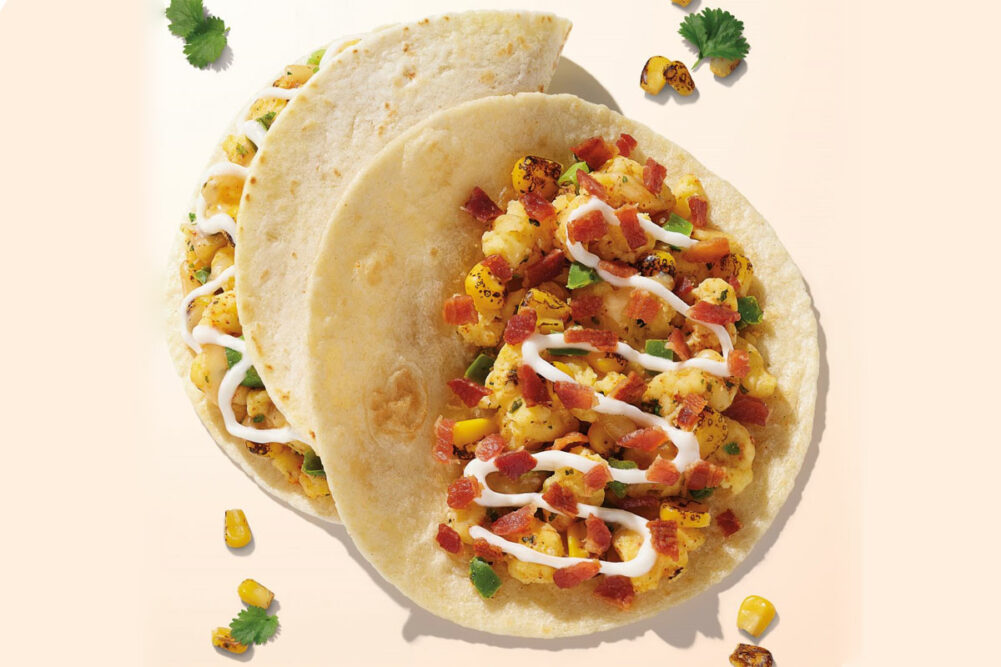 Dunkin' breakfast tacos