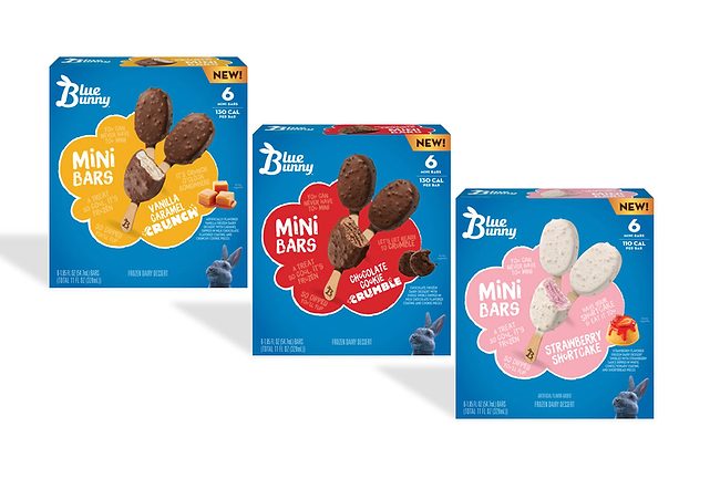 Blue Bunny mini bars