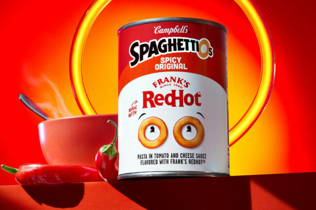 Frank RedHot Spaghetti O's flavor