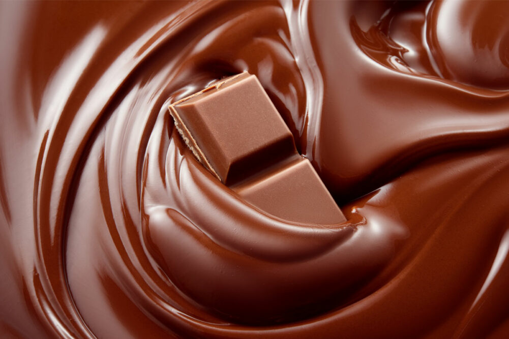 Melted chocolate