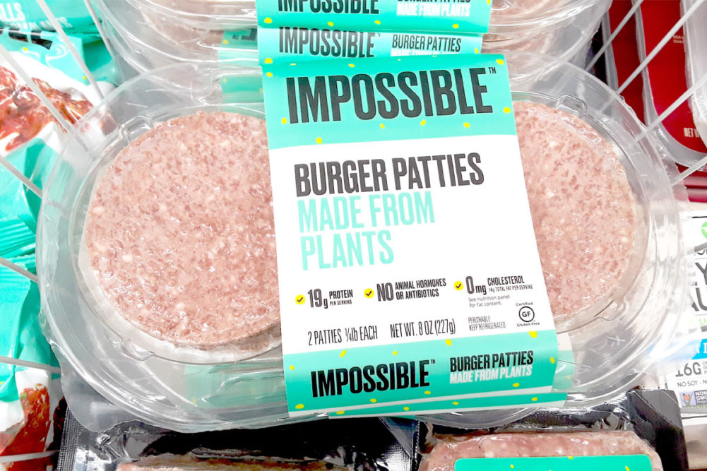 Impossible Meat frozen patties