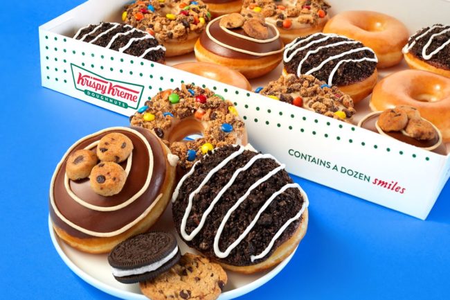 Krispy Kreme cookie blast donuts