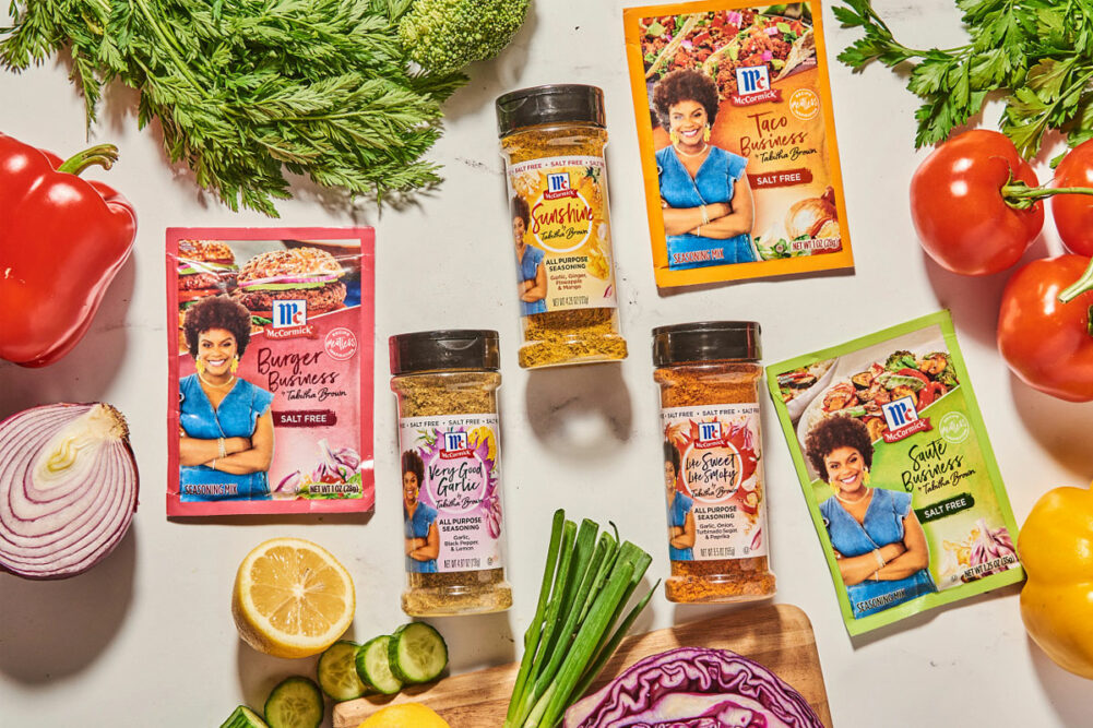 McCormick, Tabitha Brown create vegan seasoning blends | Food Business News