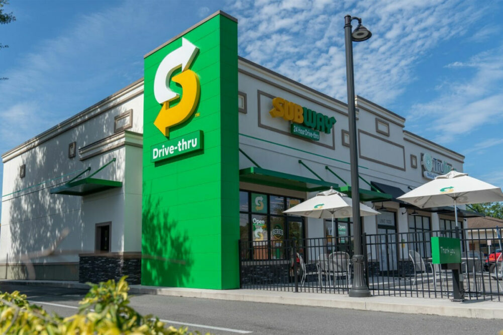 Subway drive-thru restaurant