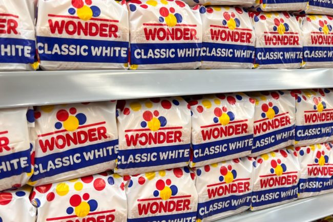 Wonder Bread in a store