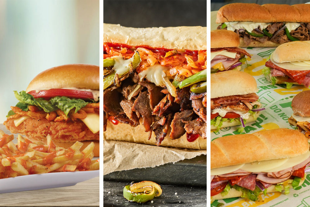 New products from Wendy's, Subway and Quiznos