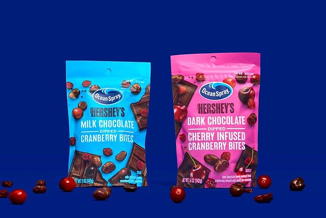 New Hershey and Ocean Spray snacks