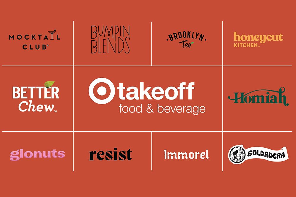 Target Takeoff brand logos