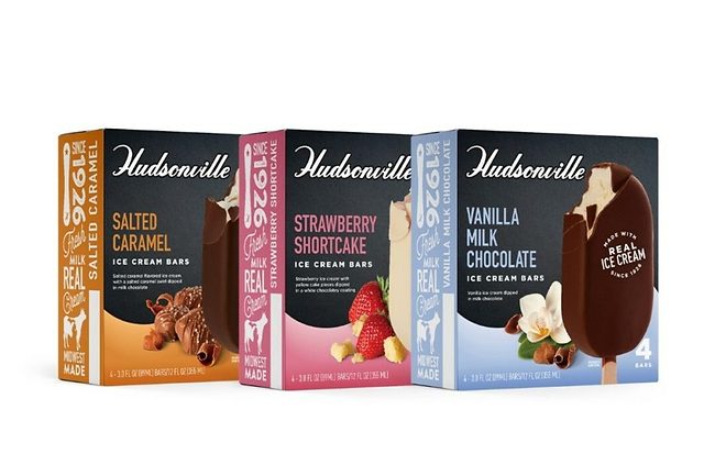 Novelty bars from Hudsonville Ice Cream