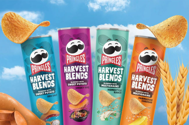 Pringles harvest blends products