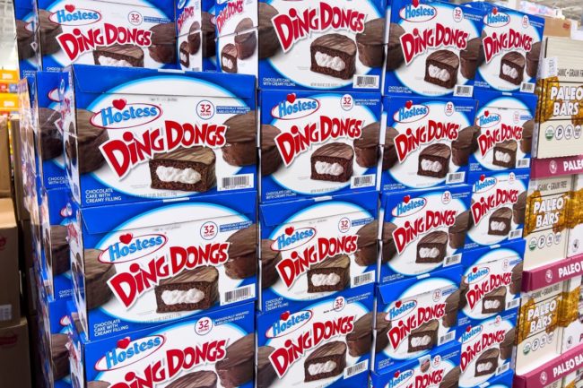 Hostess DingDongs in a store
