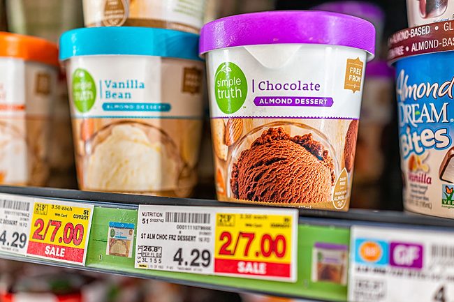 Kroger's private label ice cream