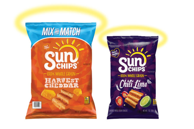 Whole grain SunChips with a halo