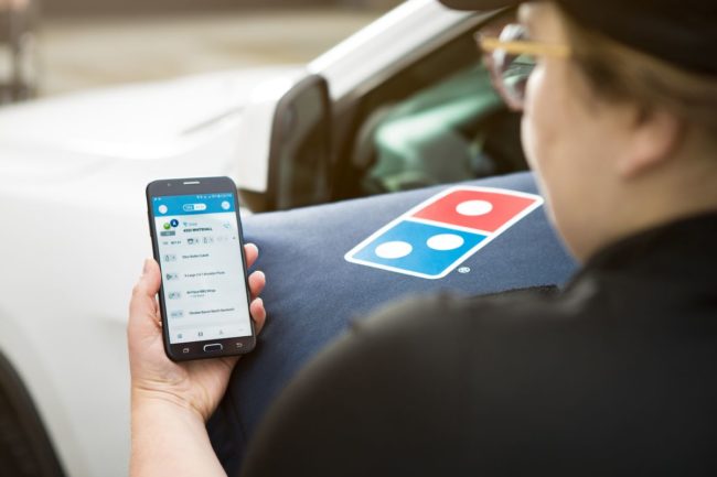 Domino's pinpoint delivery app