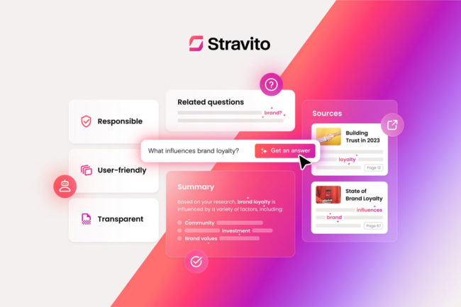 Stravito website