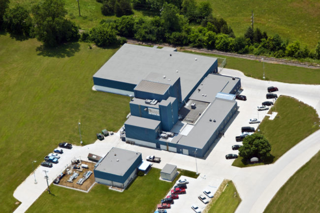 Arial-view of Allied Blending facility