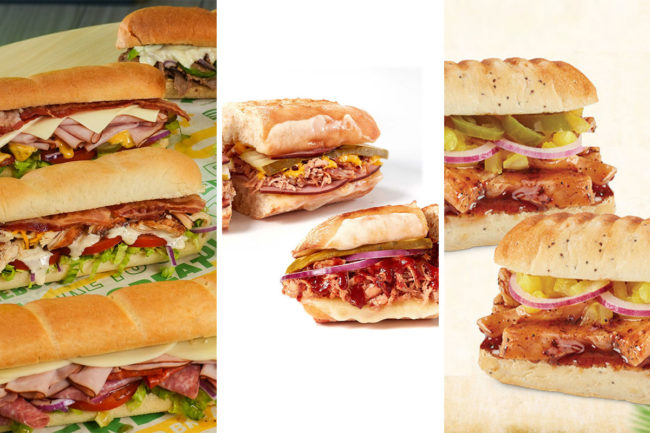 New menu items from Subway Restaurants, Pickleman's Gourmet Cafe and Blimpie