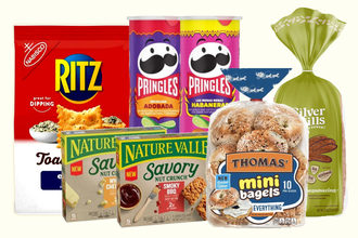 Bread products and salty snack products