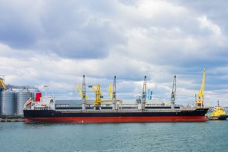 Black Sea grain ship