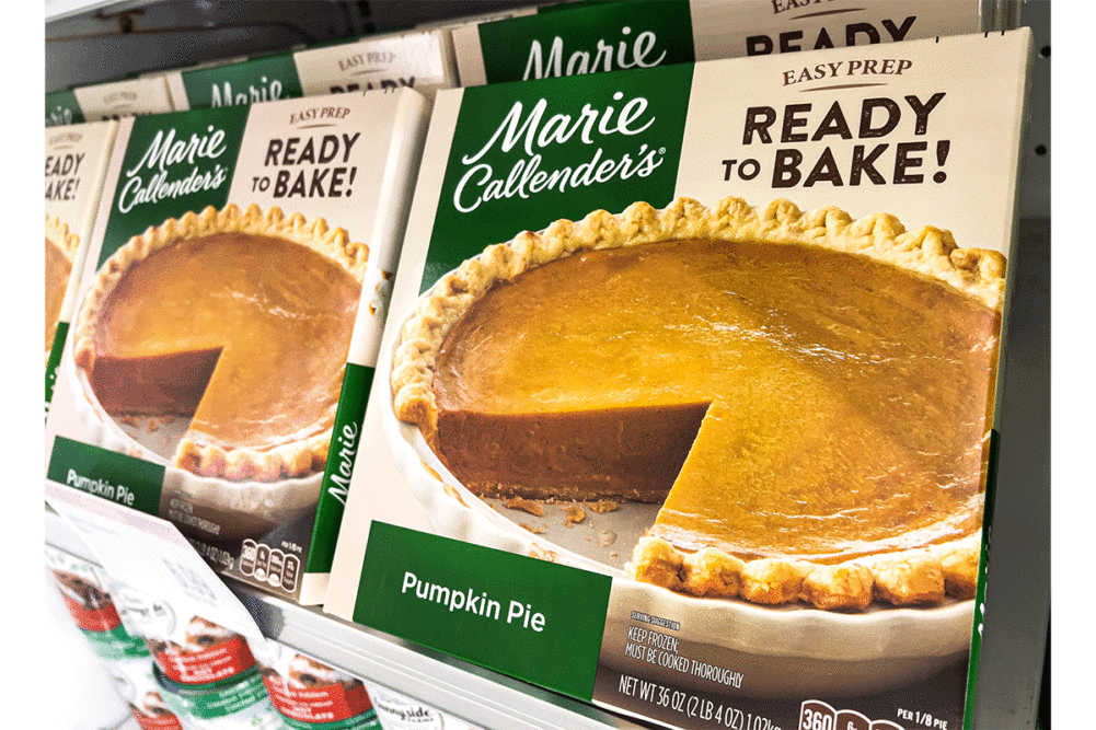 Marie Callender's pumpkin pie
