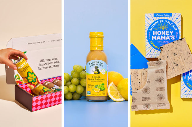 New products from Narra, California Olive Ranch and Honey Mama's