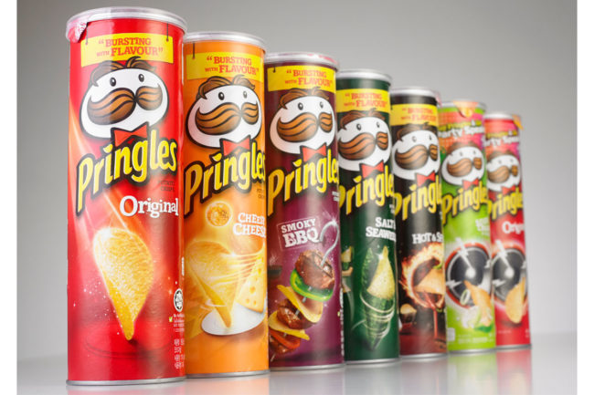 A group of Pringles
