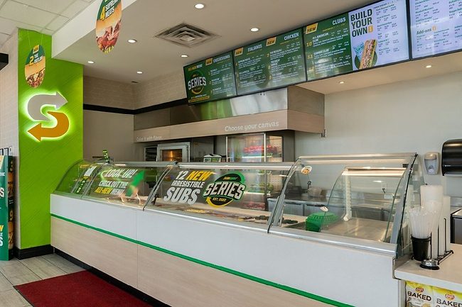 Subway restaurant