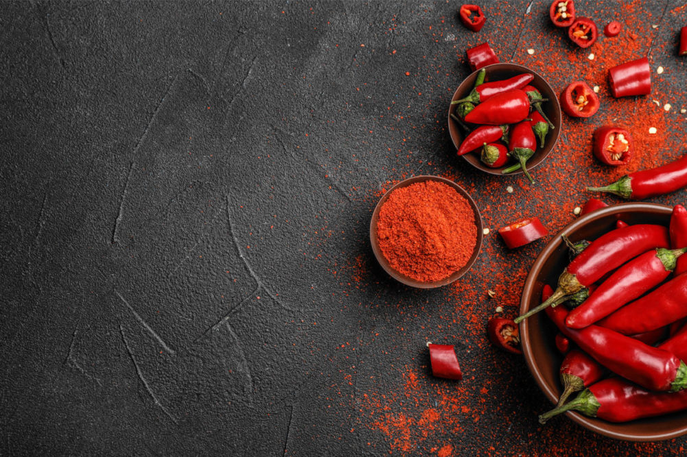 Chile peppers and chile powder