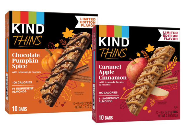 Fall flavors from Kind bar