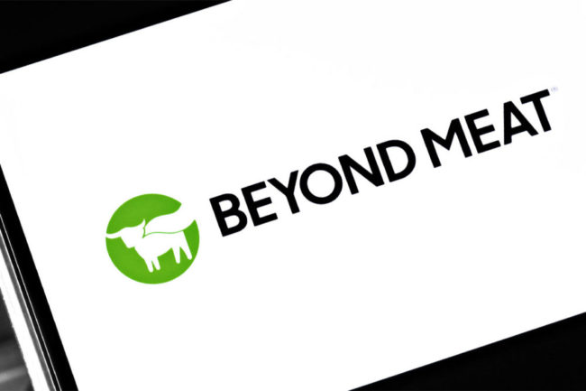 Beyond Meat logo on a website