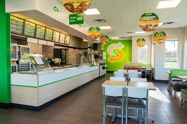 Subway restaurant