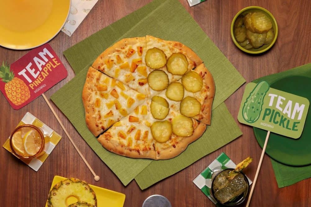 DiGiorno pineapple pickle pizza