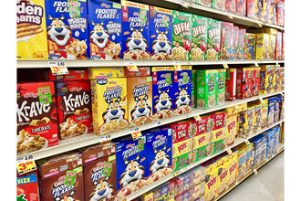 Kellogg cereal in store