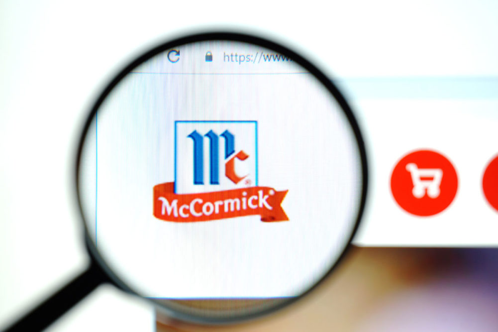 McCormick logo on a website