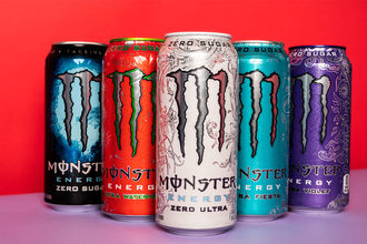 Sugar-free Monster energy drinks