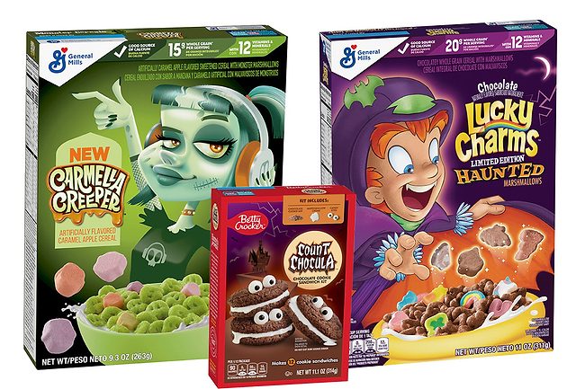 Halloween products from General Mills