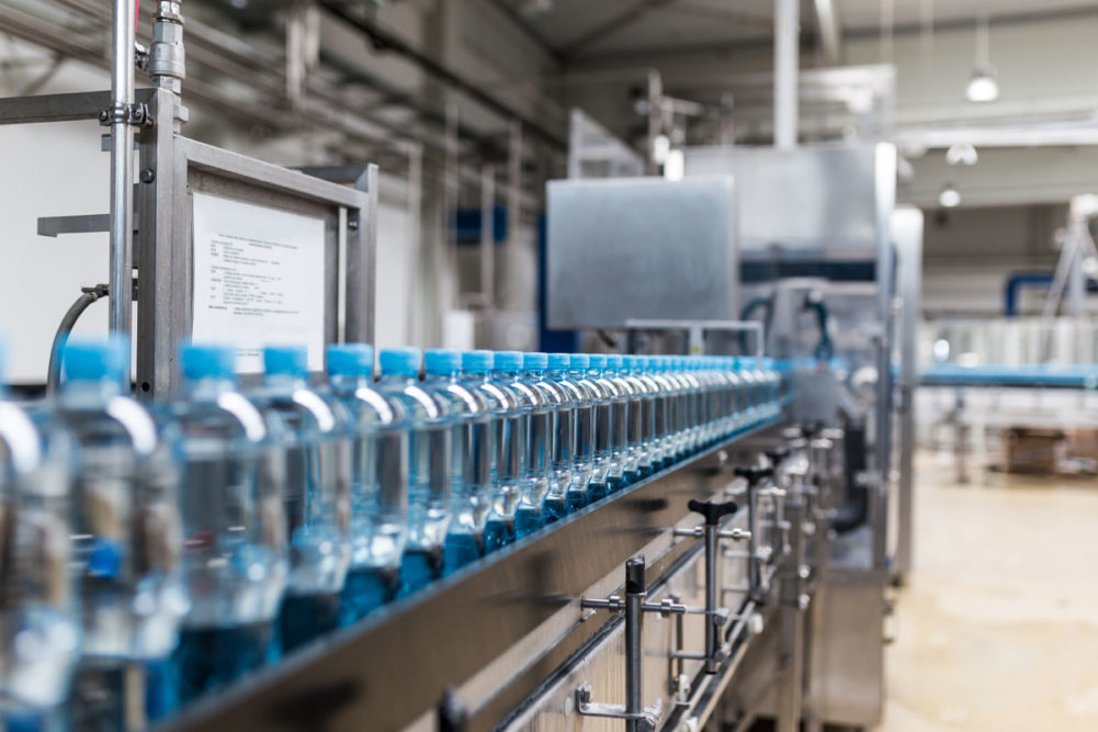 Water bottle factory