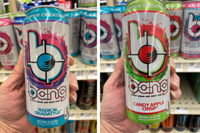Bang energy cans