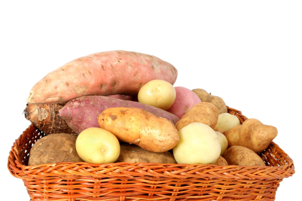 Different kinds of potatoes