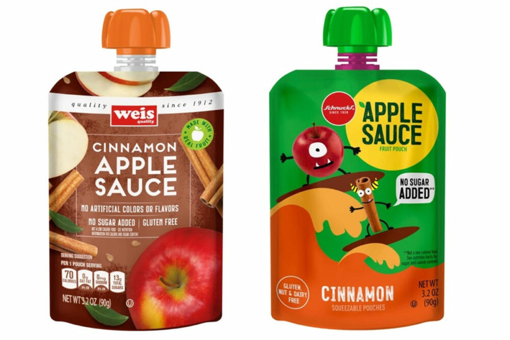 Applesauce pouches