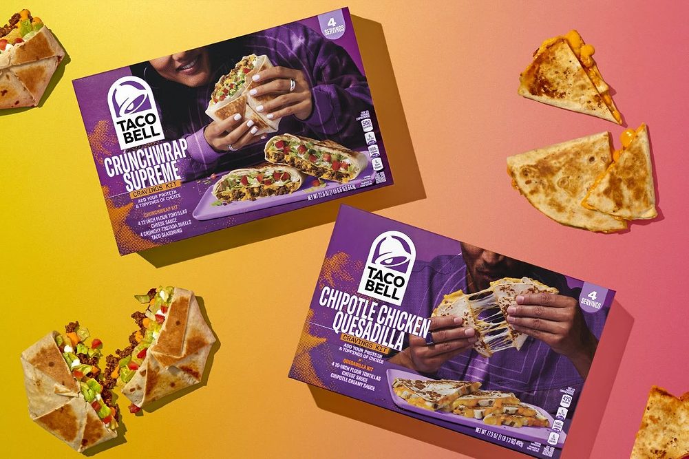 Taco Bell crunchwrap kit