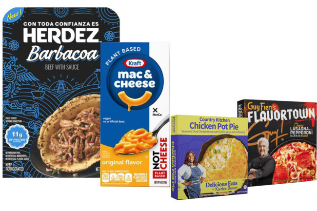 Products from Herdez, Guy Fieri's Flavortown, Delicious Easts by Kardea Brown and Kraft Heinz Co.